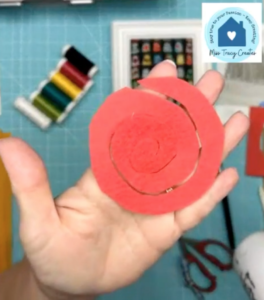 coil for rose for diy pin cushion