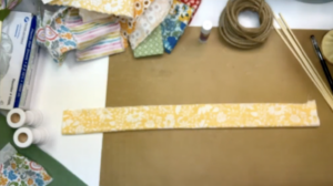 strip of fabric for fabric flowers